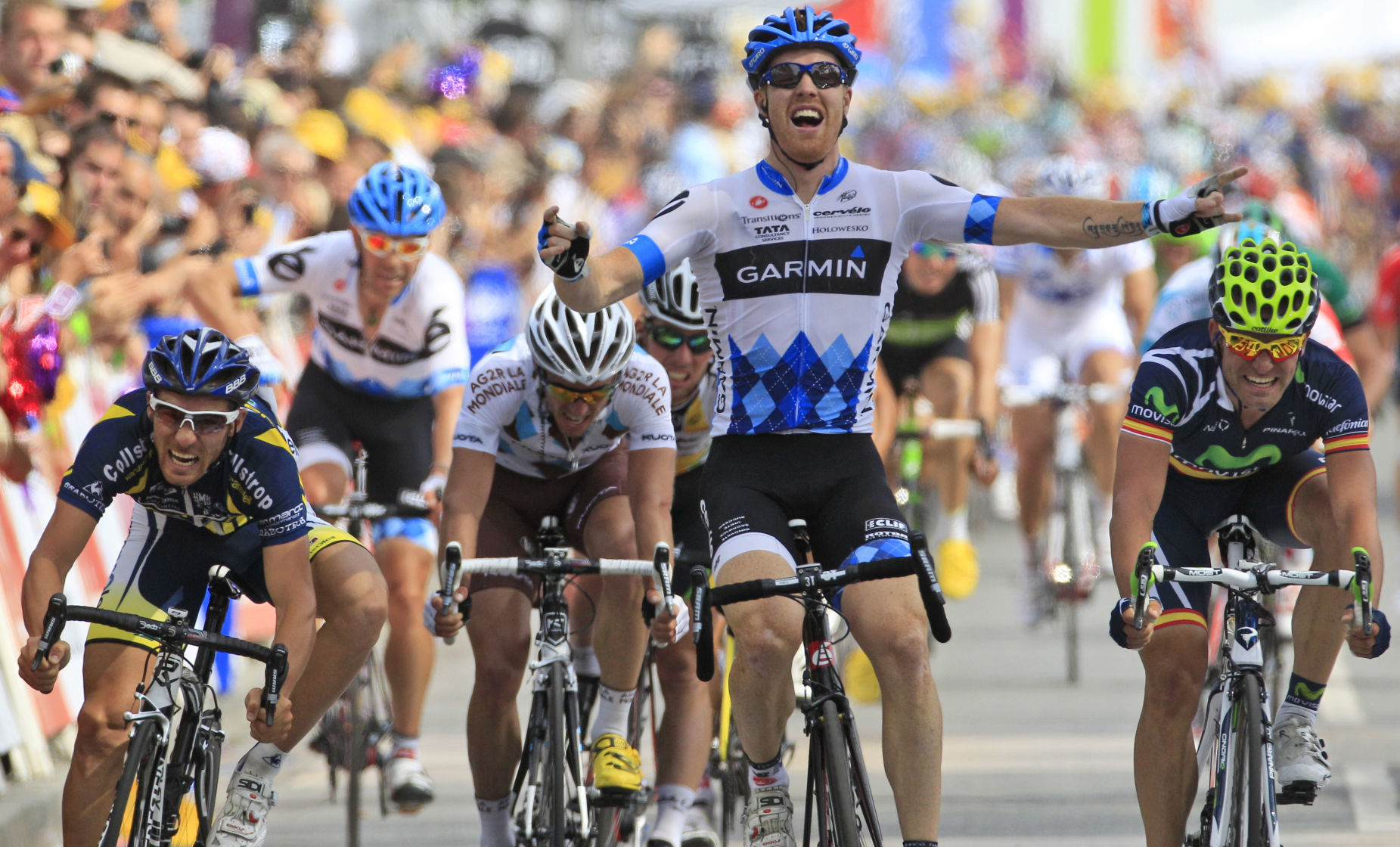 2011: Tyler Farrar becomes first American to win July 4 stage at Tour de France